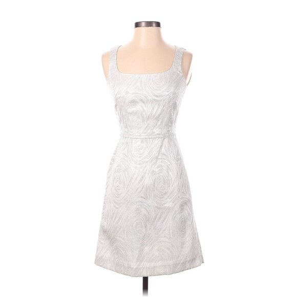 Gianni Bini 10 White A Line Tank Top Sparkly Tank Top Dress - Picture 1 of 8